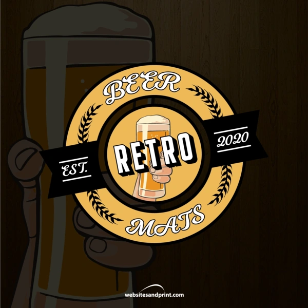  Retro - Beer - Mats